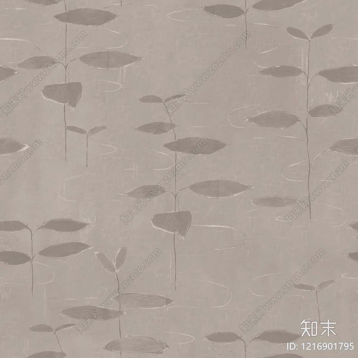 复古花纹壁纸贴图下载【ID:1216901795】