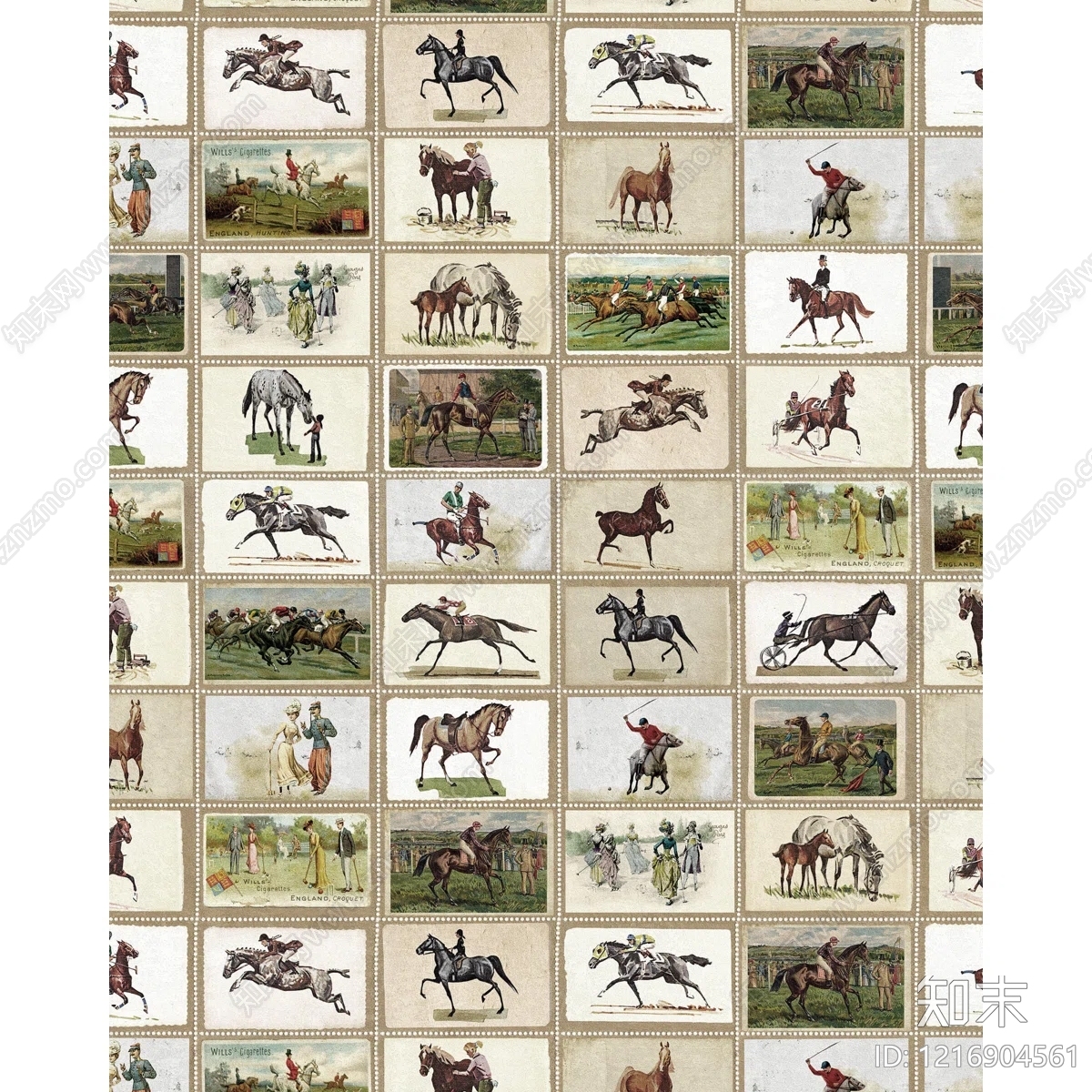 欧式花纹壁纸贴图下载【ID:1216904561】