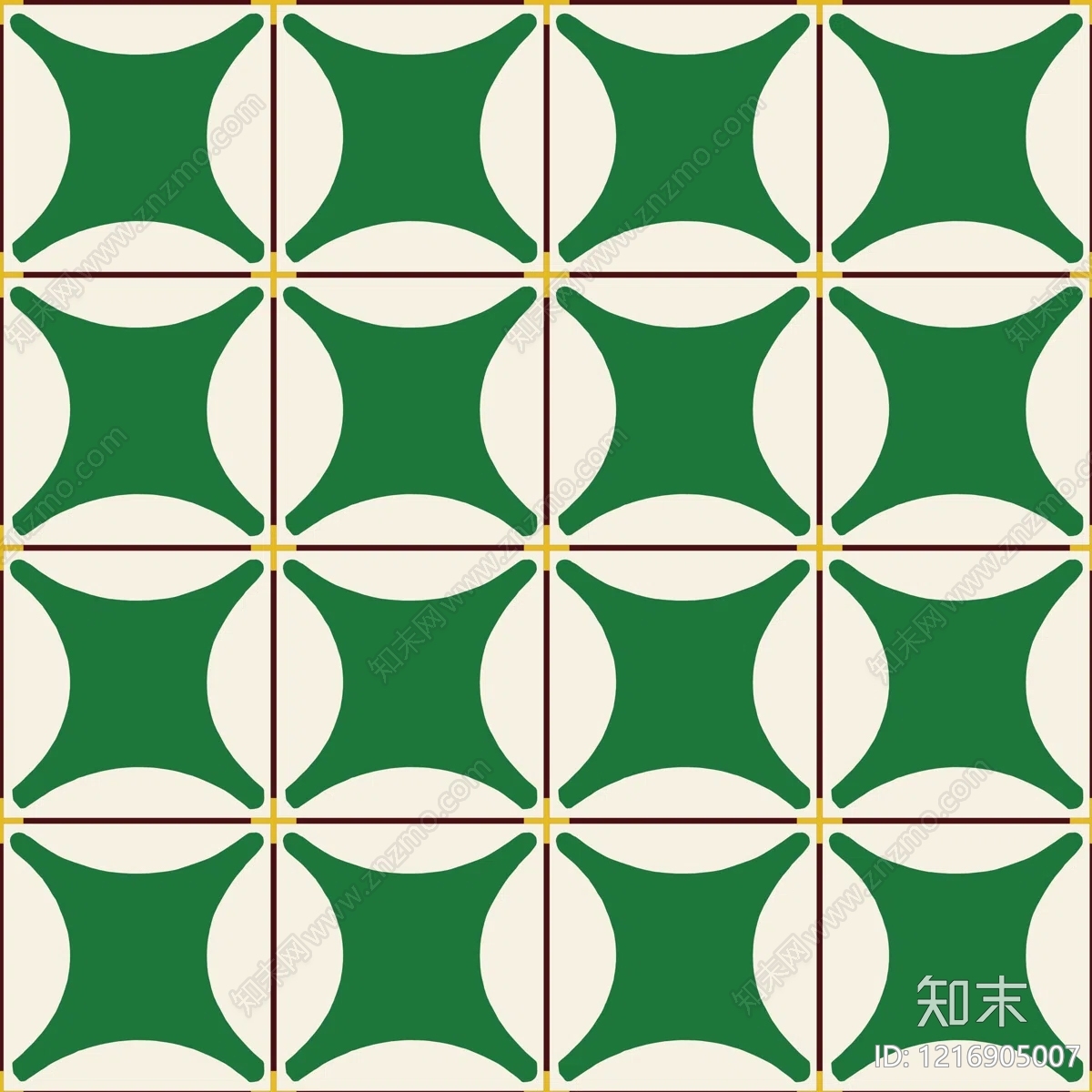 简欧花纹壁纸贴图下载【ID:1216905007】