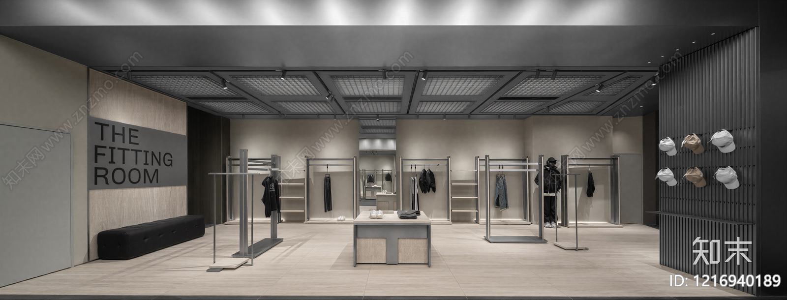 现代商铺贴图下载【ID:1216940189】