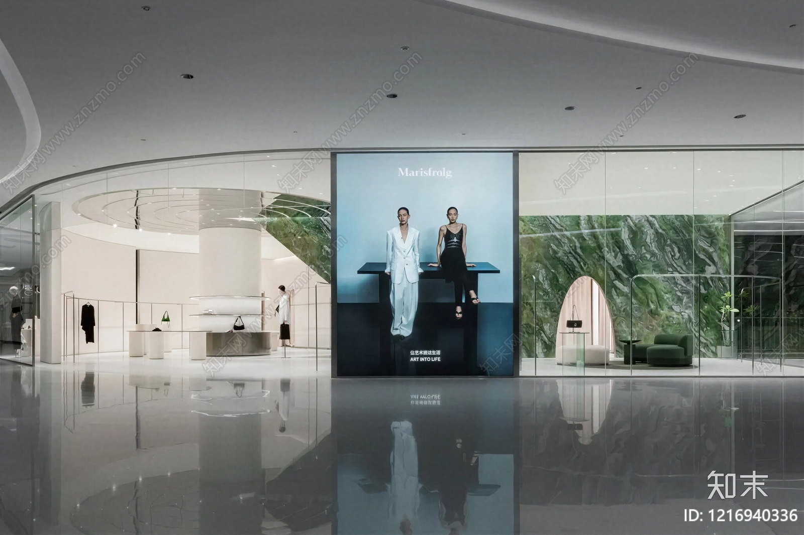 现代商铺贴图下载【ID:1216940336】