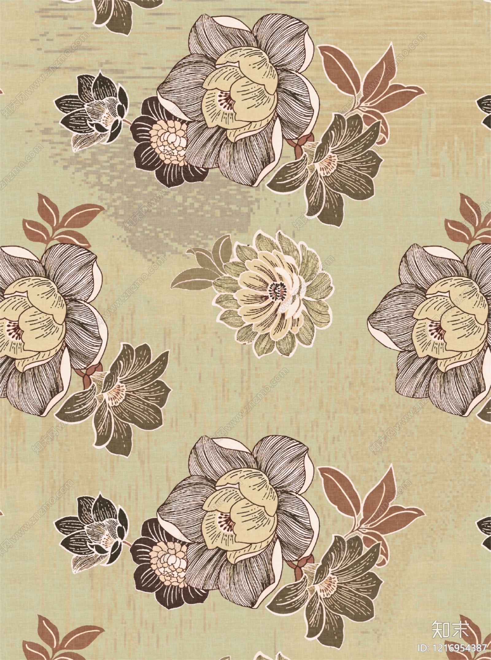 传统纹样贴图下载【ID:1216954387】