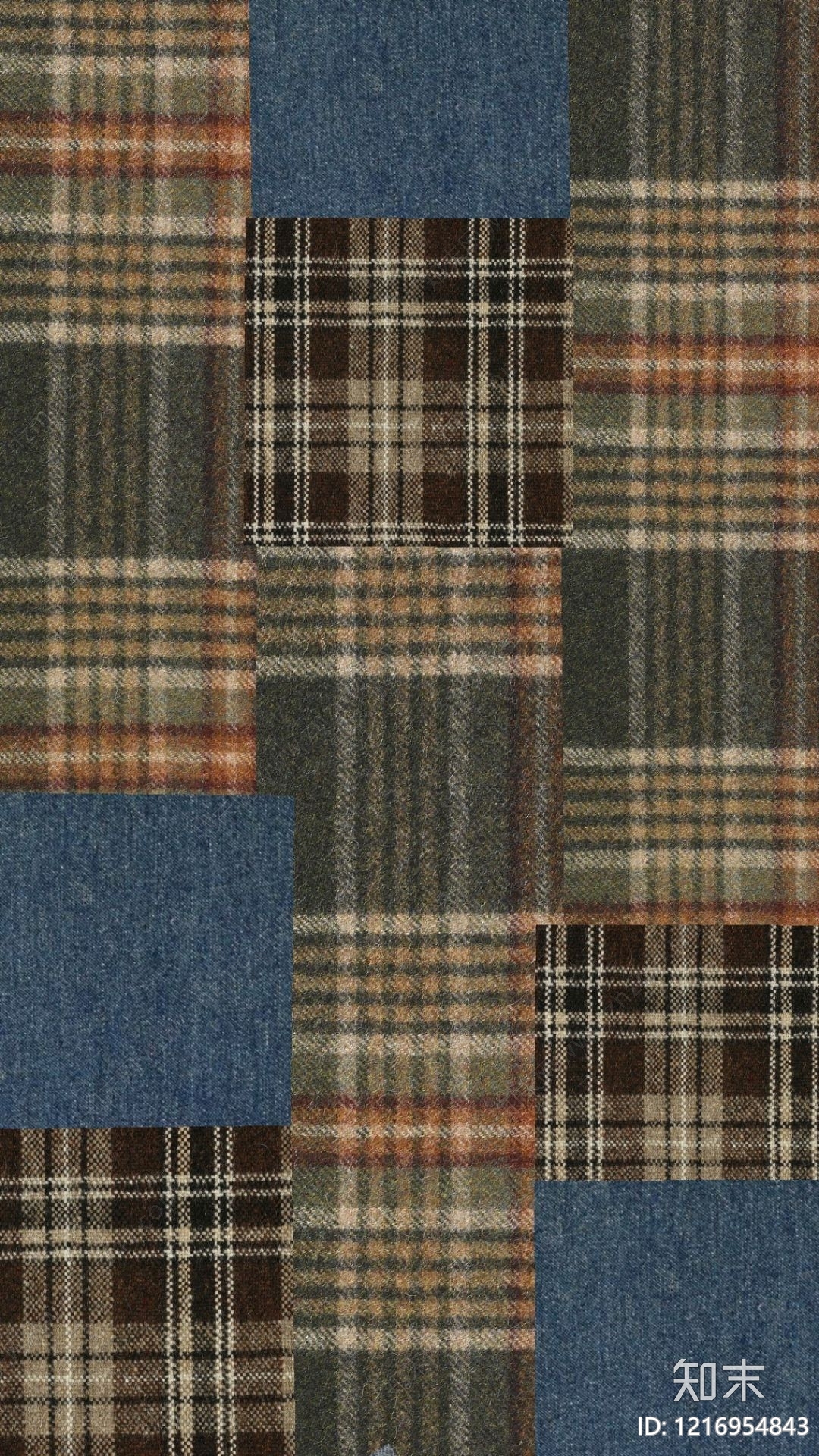 格子布纹贴图下载【ID:1216954843】