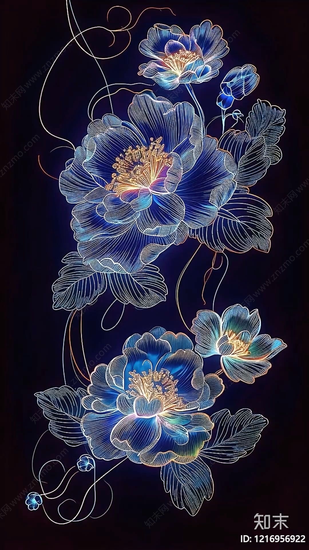 传统纹样贴图下载【ID:1216956922】