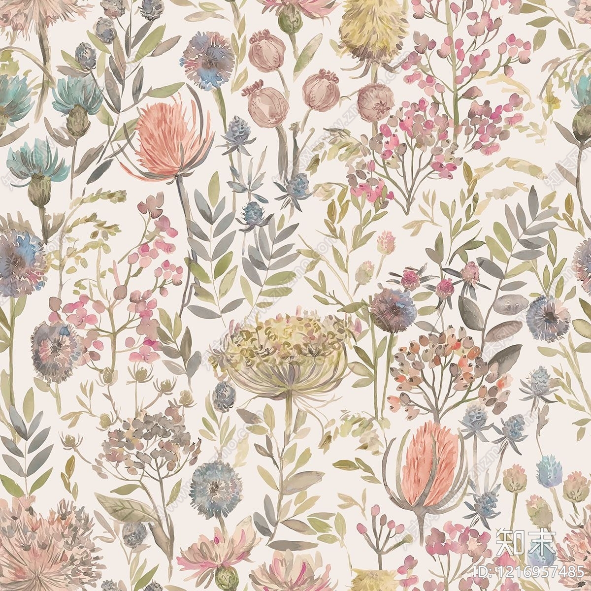 水彩背景贴图下载【ID:1216957485】