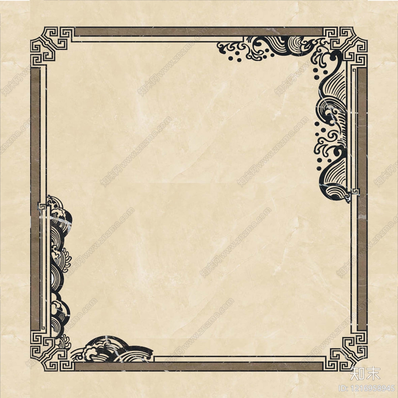 新中式大理石拼花贴图下载【ID:1216958945】