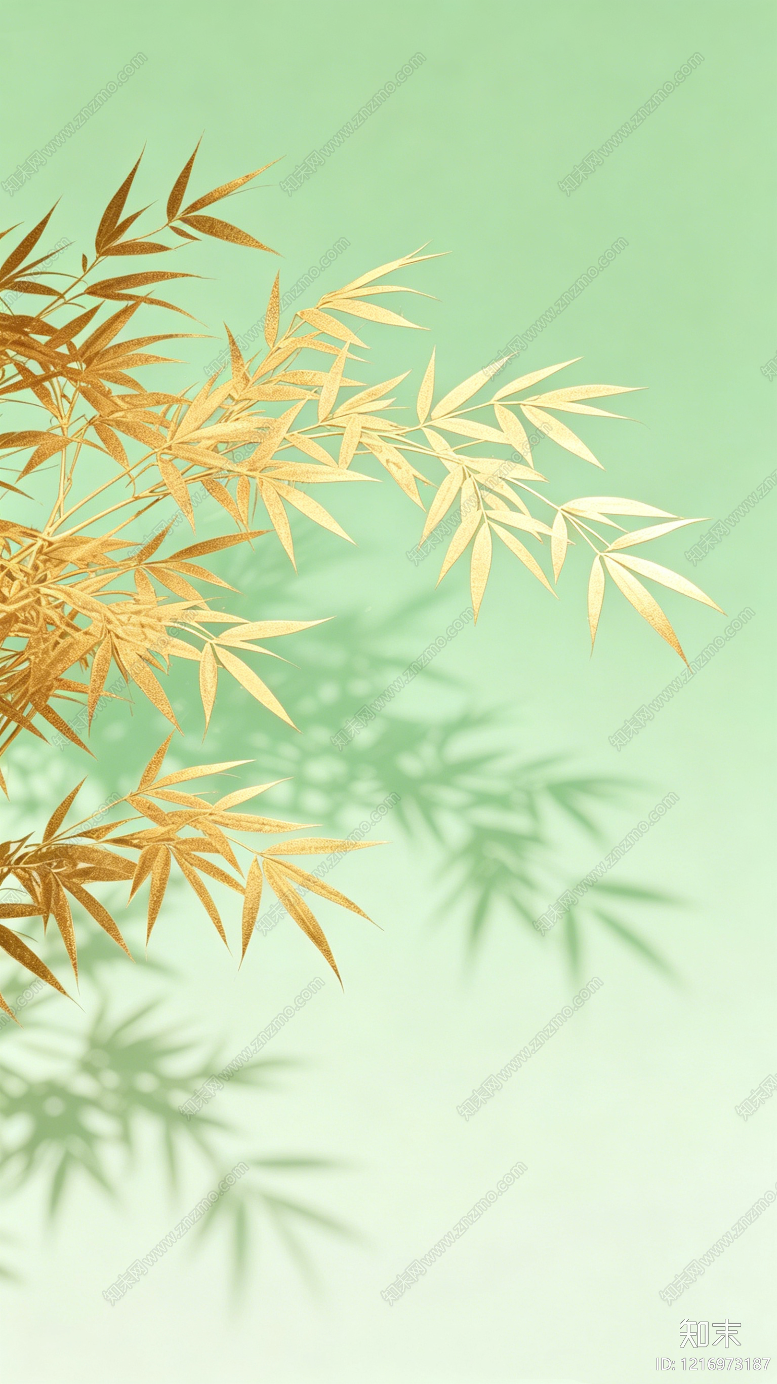 中式叶片纹理贴图下载【ID:1216973187】