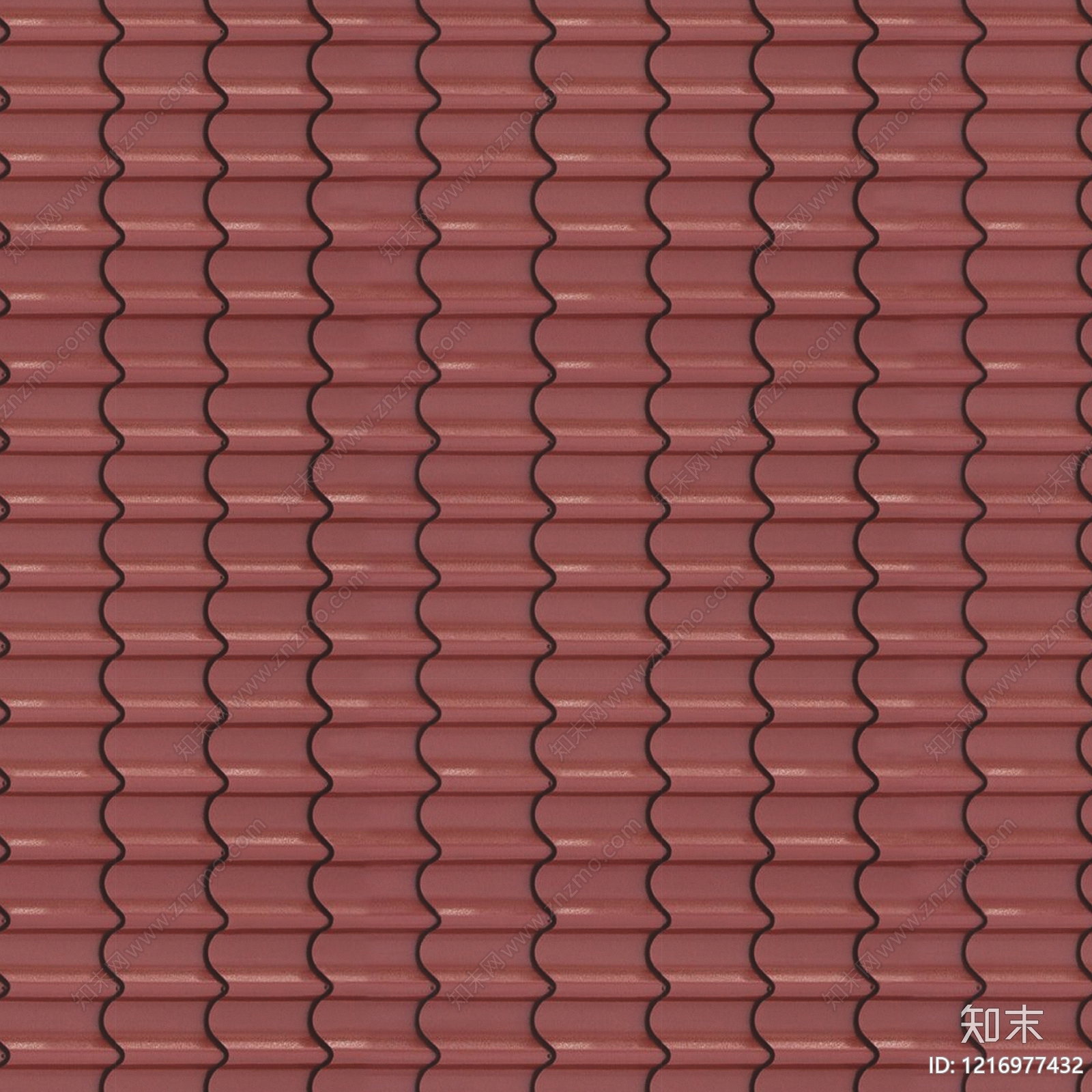 现代金属瓦贴图下载【ID:1216977432】