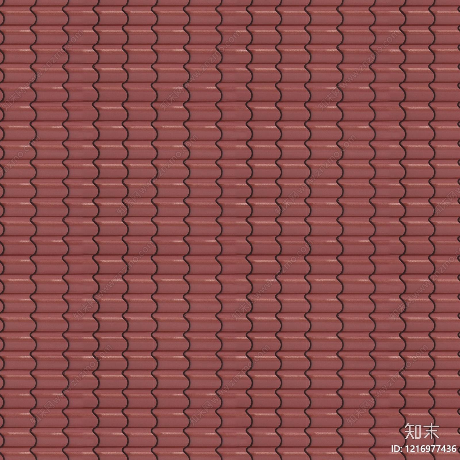 现代陶瓷瓦贴图下载【ID:1216977436】