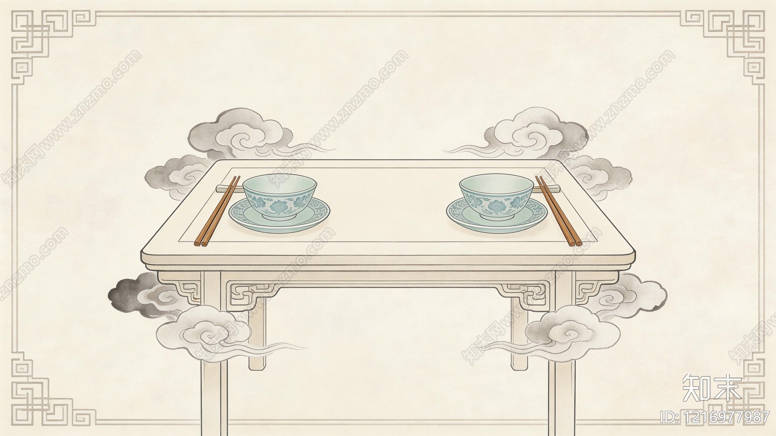 餐厅贴图下载【ID:1216977987】