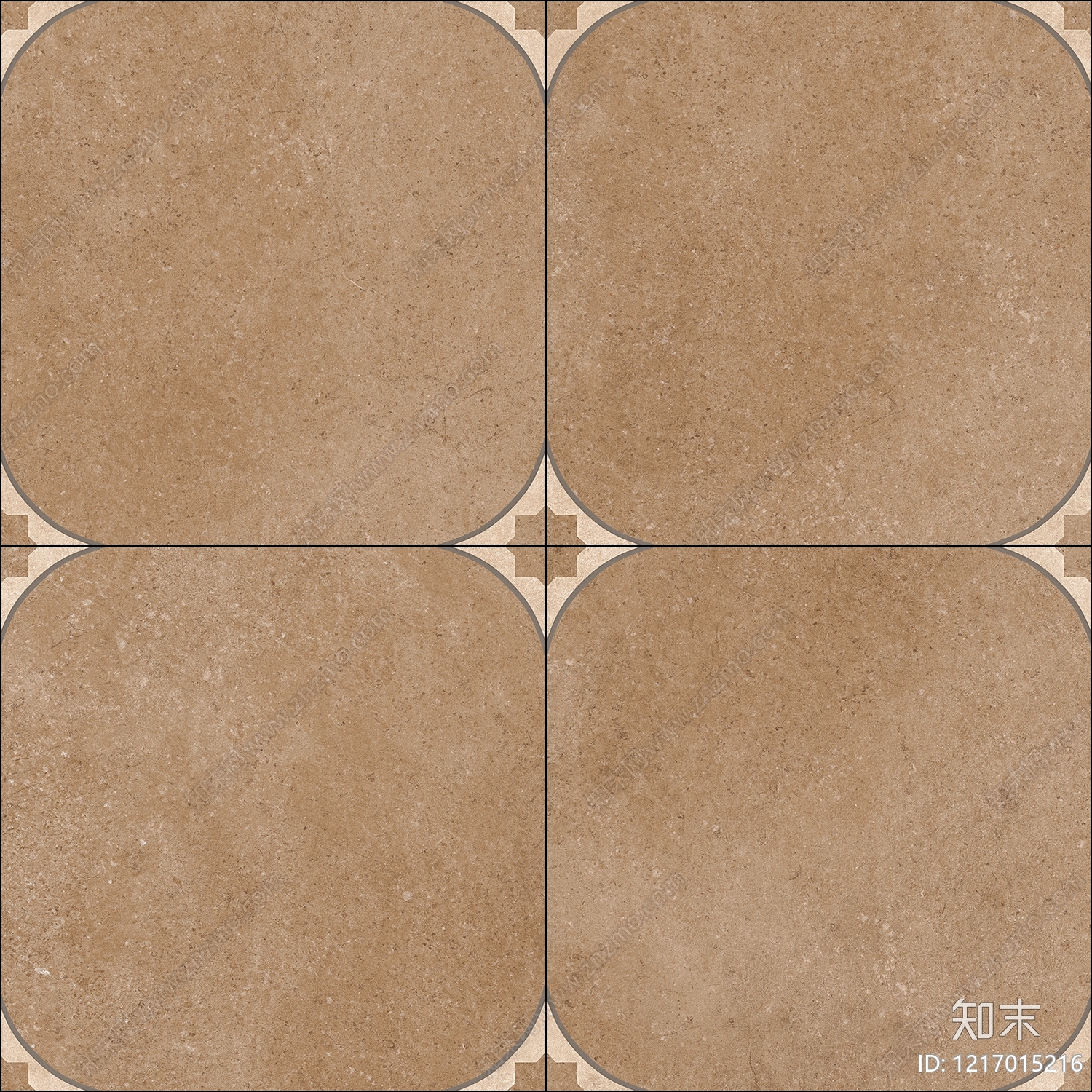 美式暖色地砖贴图下载【ID:1217015216】