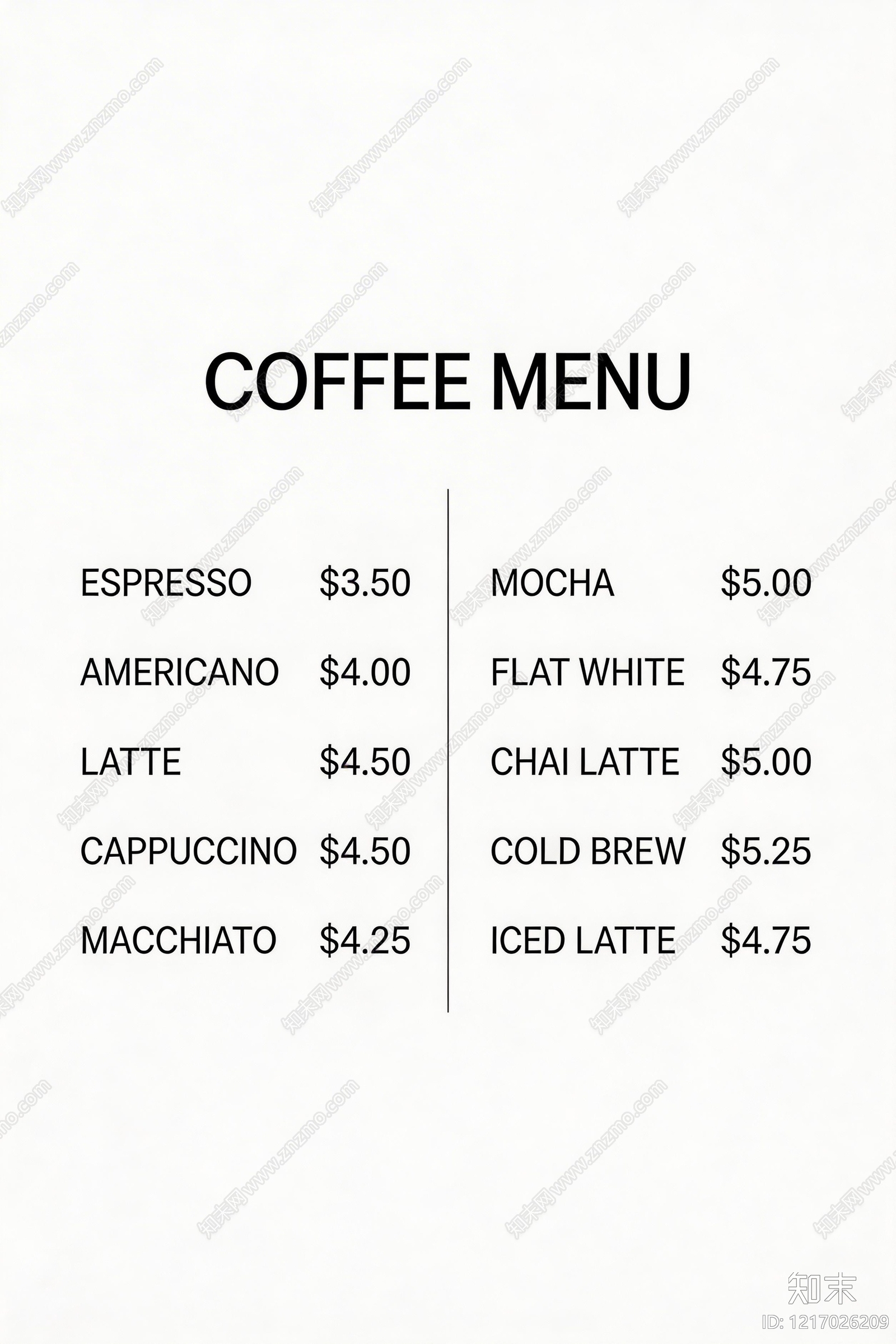 菜单贴图下载【ID:1217026209】