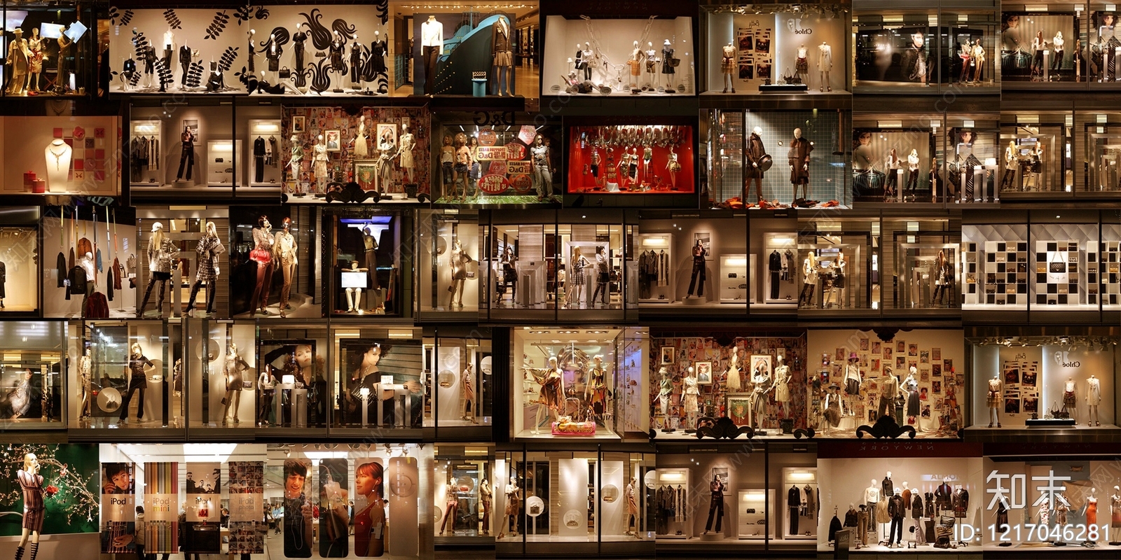 现代橱窗贴图下载【ID:1217046281】