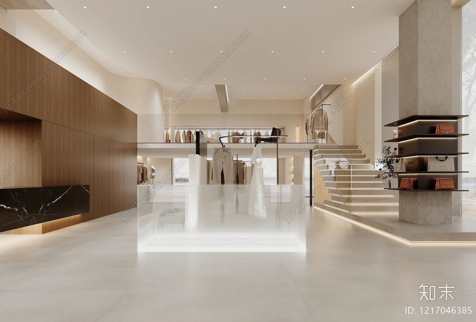 极简商铺贴图下载【ID:1217046385】