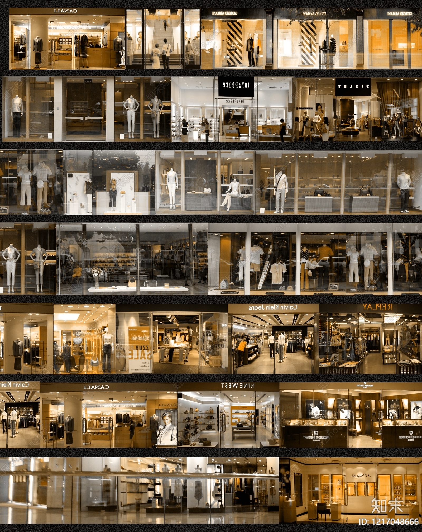轻奢店铺贴图下载【ID:1217048666】