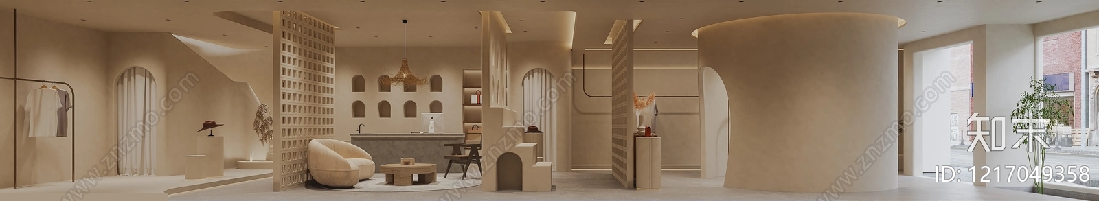 侘寂商铺贴图下载【ID:1217049358】