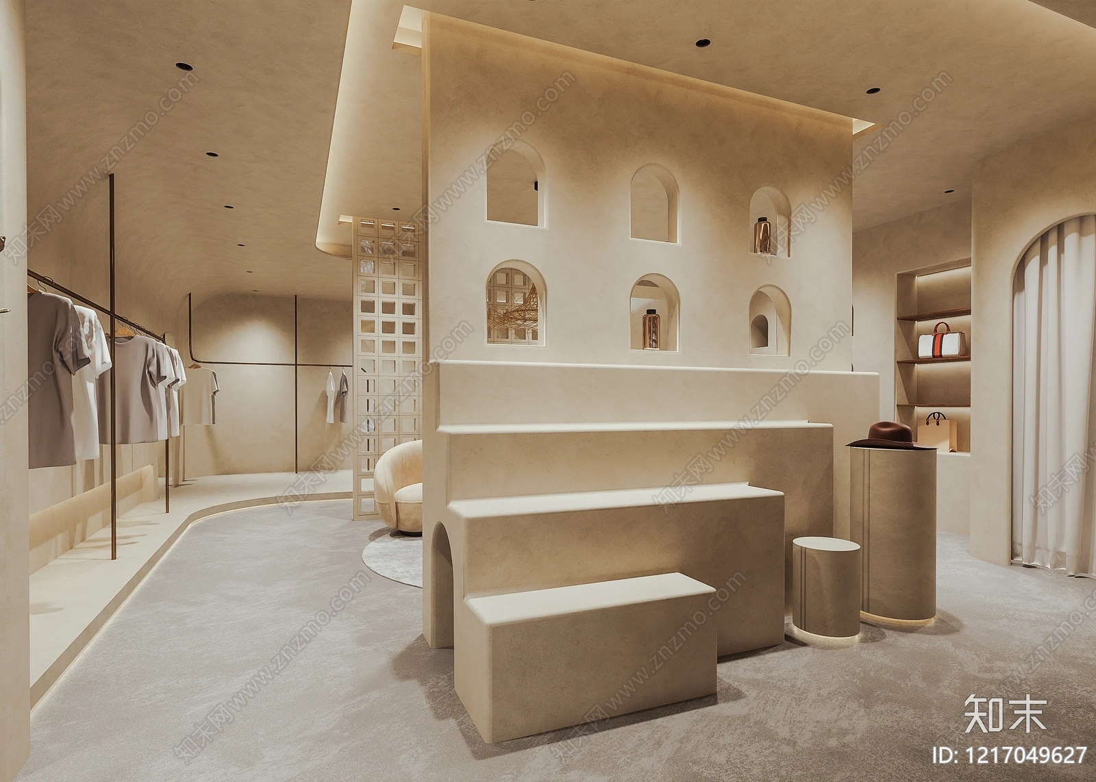 侘寂商铺贴图下载【ID:1217049627】