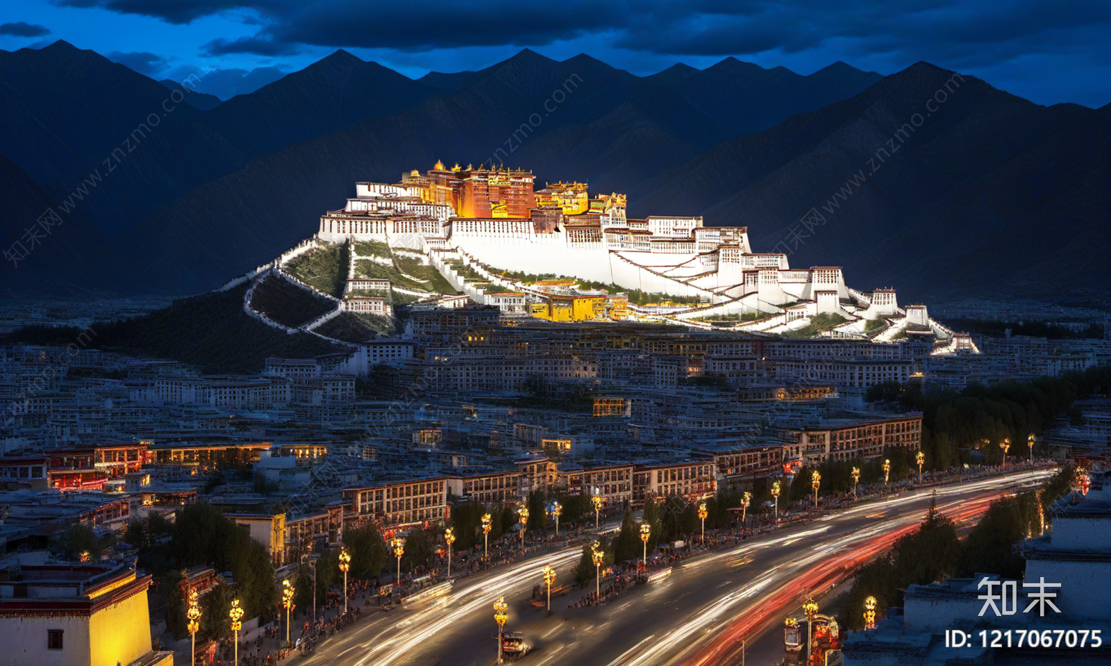 现代夜晚贴图下载【ID:1217067075】