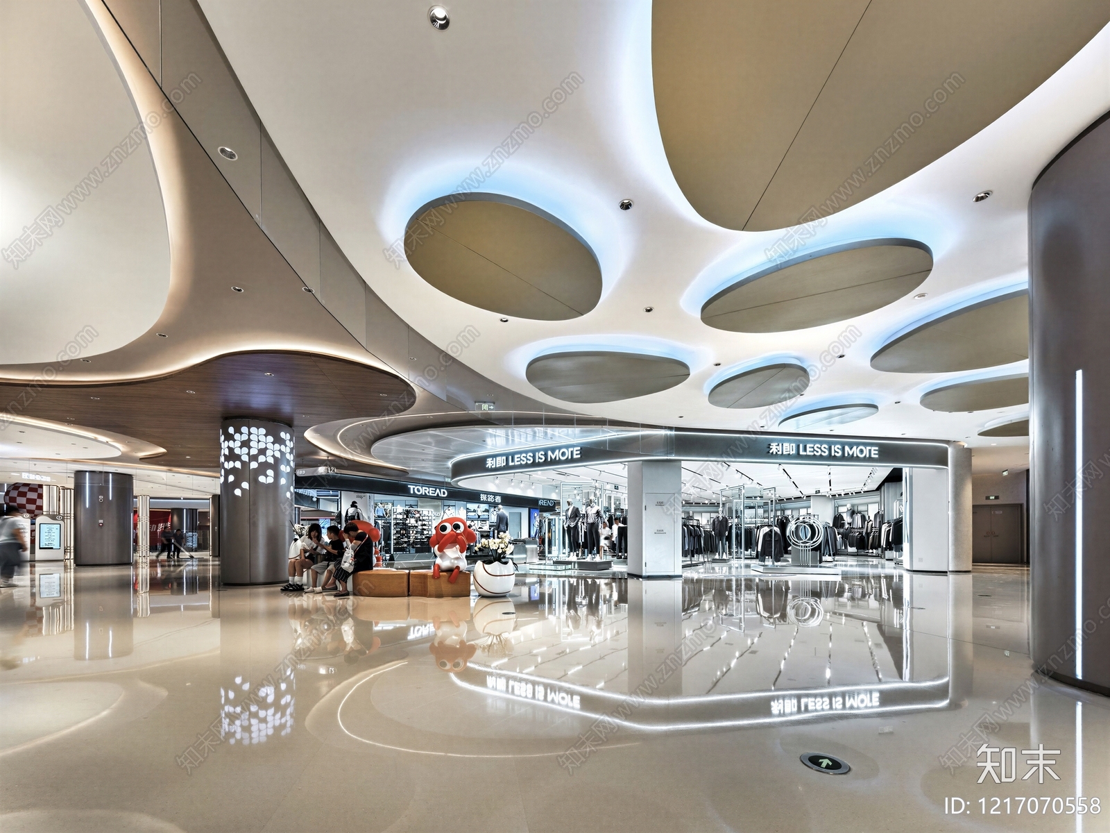 现代商场贴图下载【ID:1217070558】