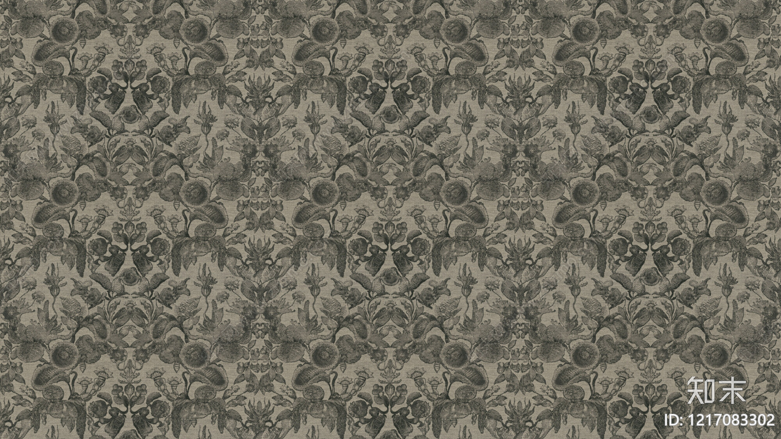 复古花纹布纹贴图下载【ID:1217083302】