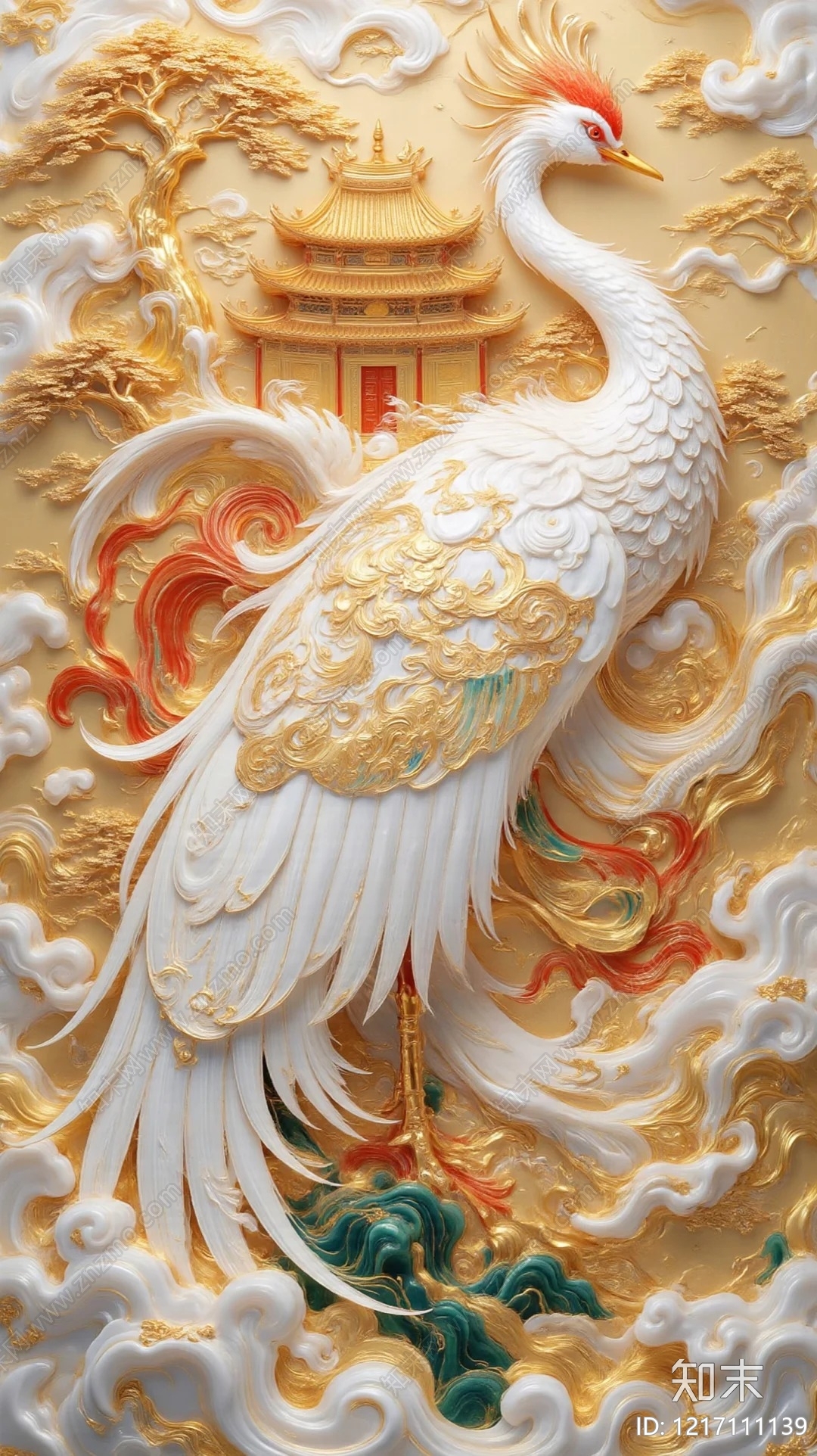 传统纹样贴图下载【ID:1217111139】