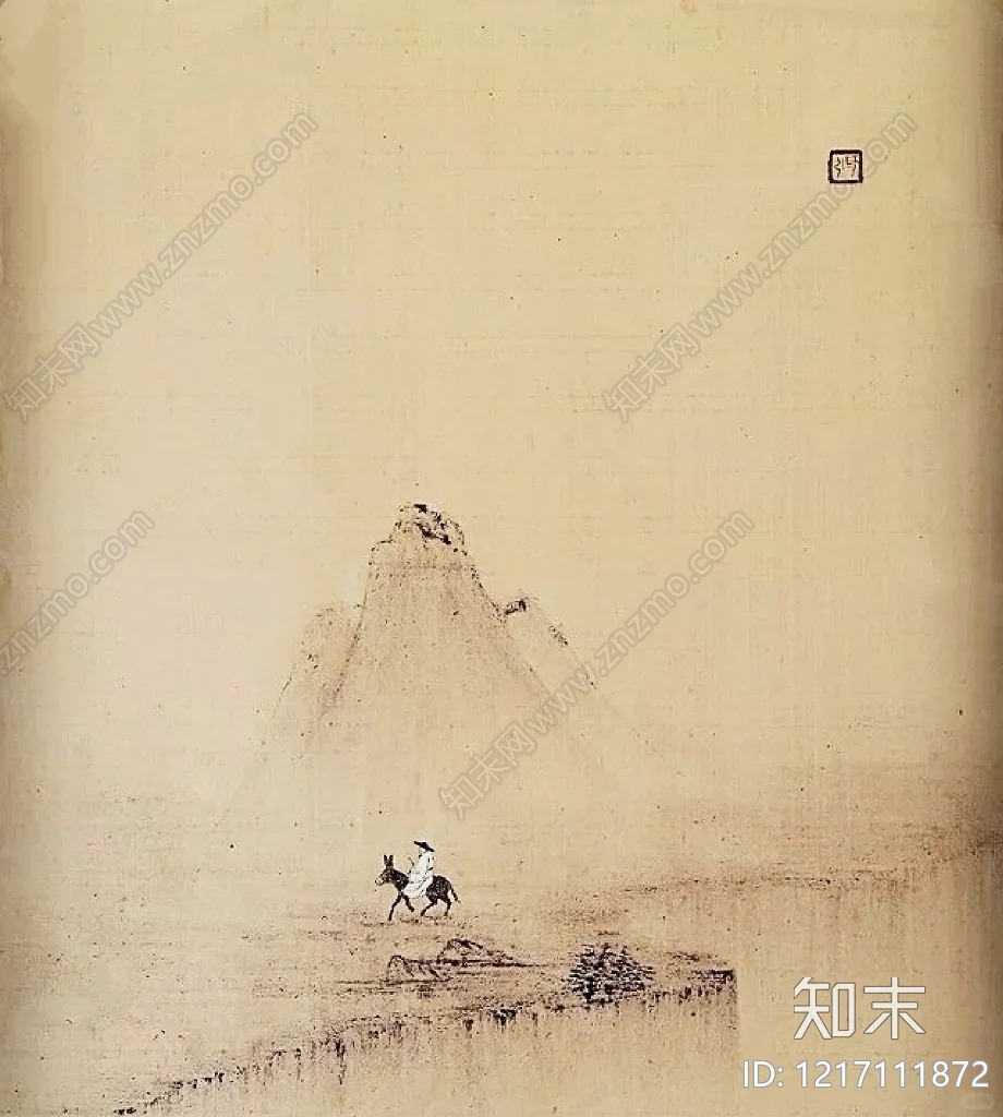 水墨画贴图下载【ID:1217111872】