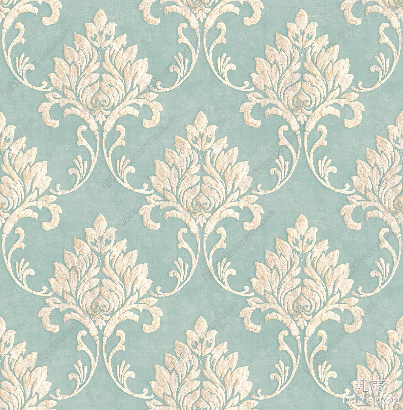 欧式花纹壁纸贴图下载【ID:1217135563】