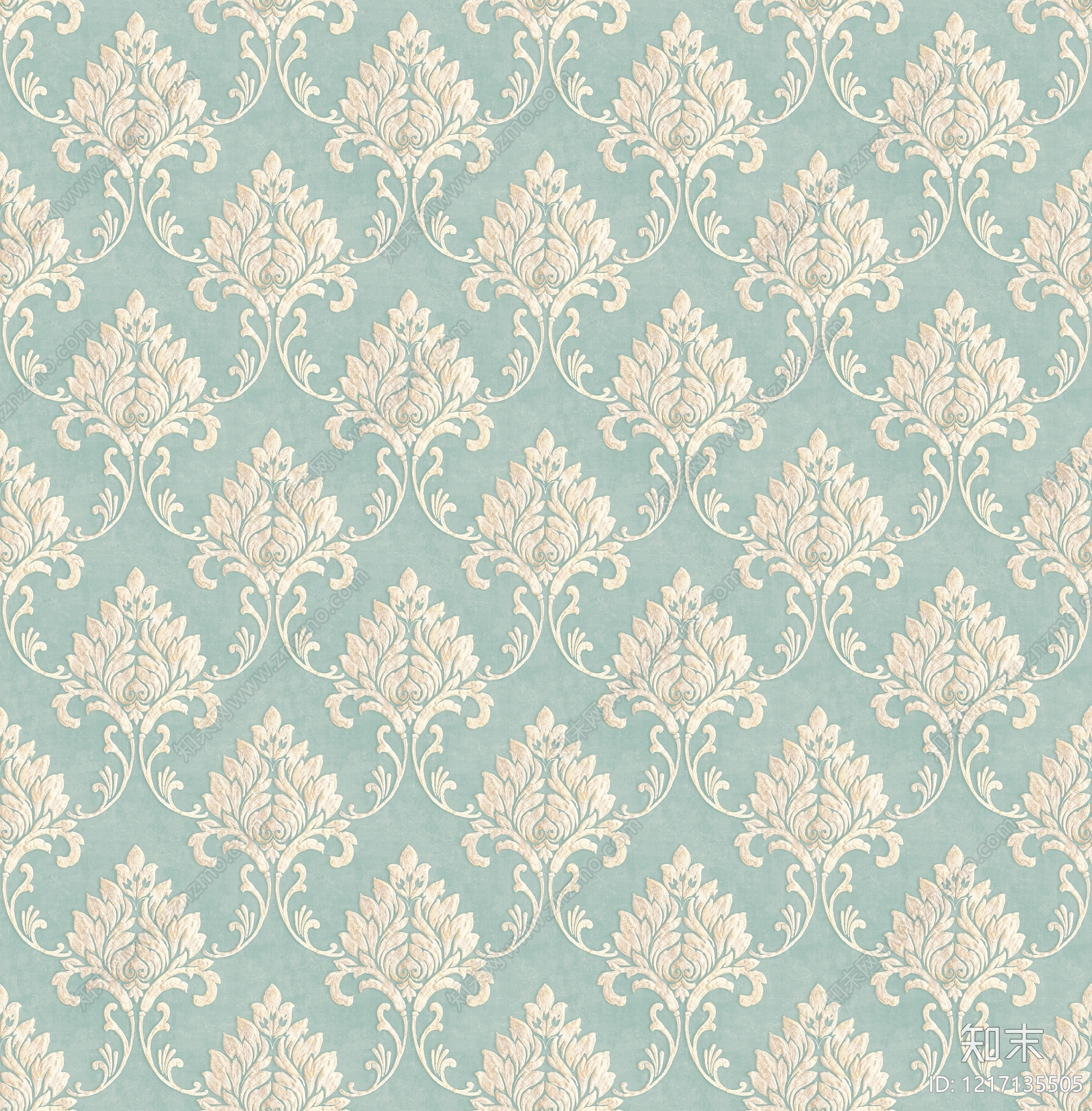 美式花纹壁纸贴图下载【ID:1217135505】