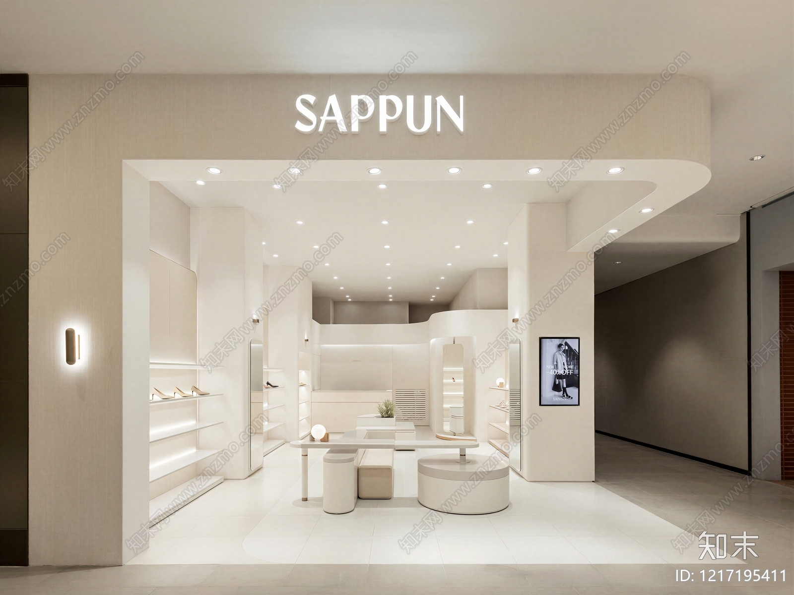 现代商铺贴图下载【ID:1217195411】