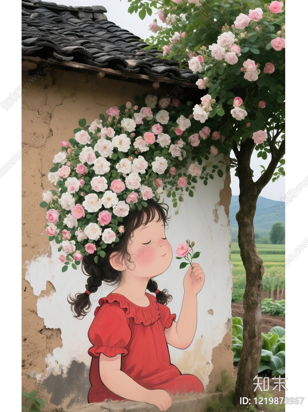 街道外景贴图下载【ID:1219878967】