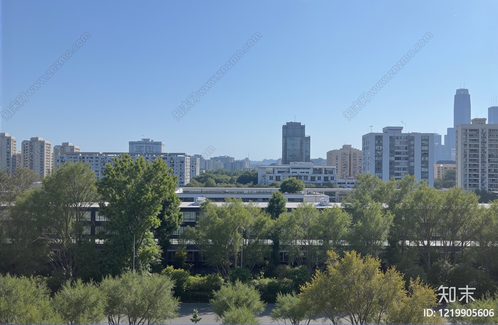 城市背景高清贴图材质