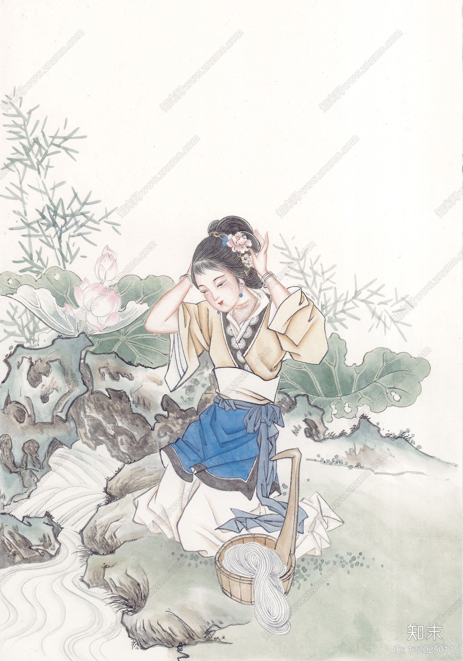 新中式其他挂画贴图下载【ID:1220250115】