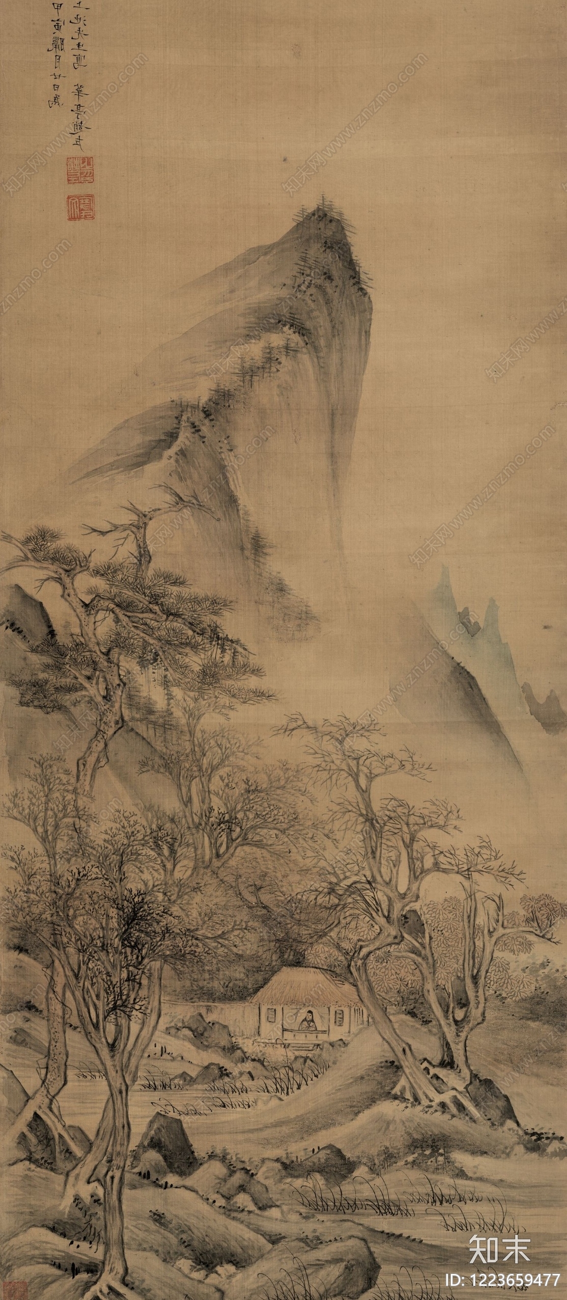 山水高清贴图材质