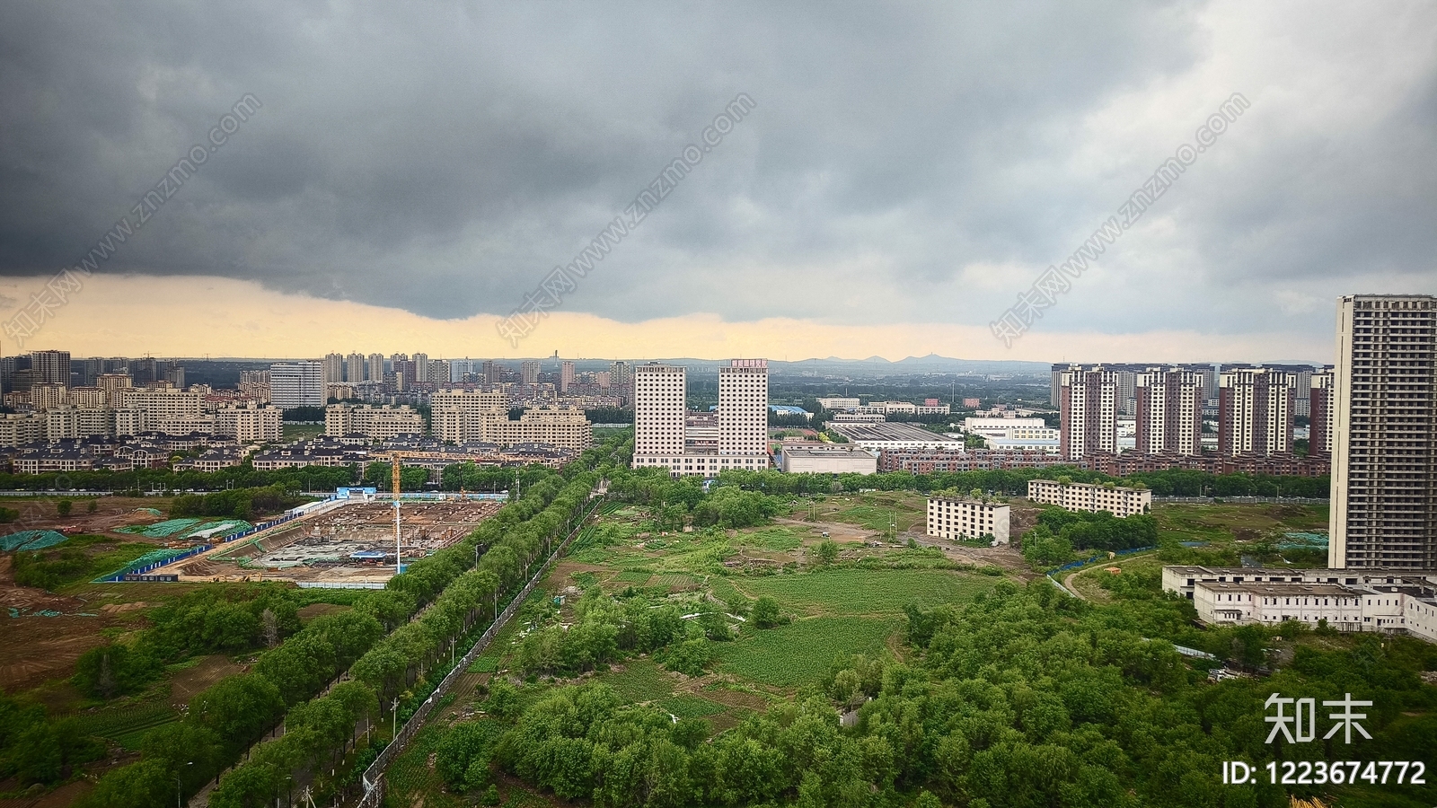 建筑群高清贴图材质