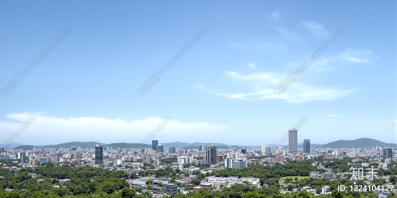 城市背景高清贴图材质