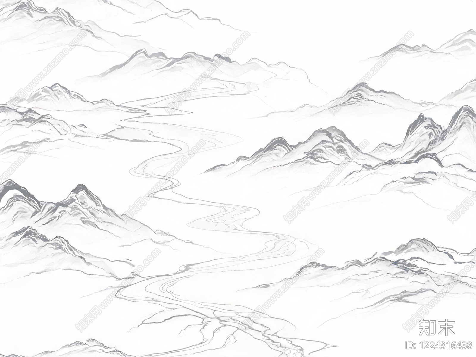 远山高清贴图材质