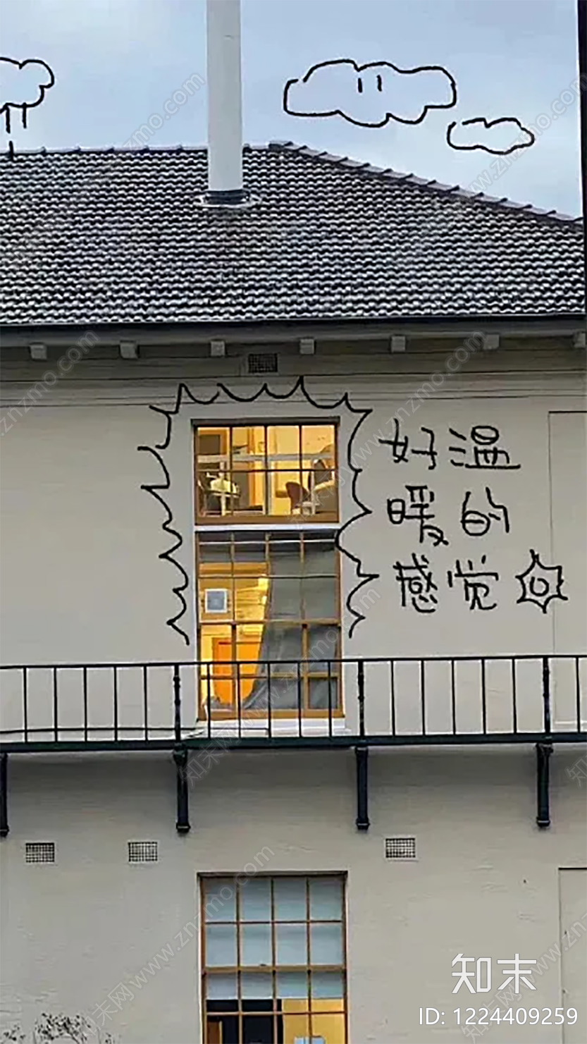小区外景高清贴图材质