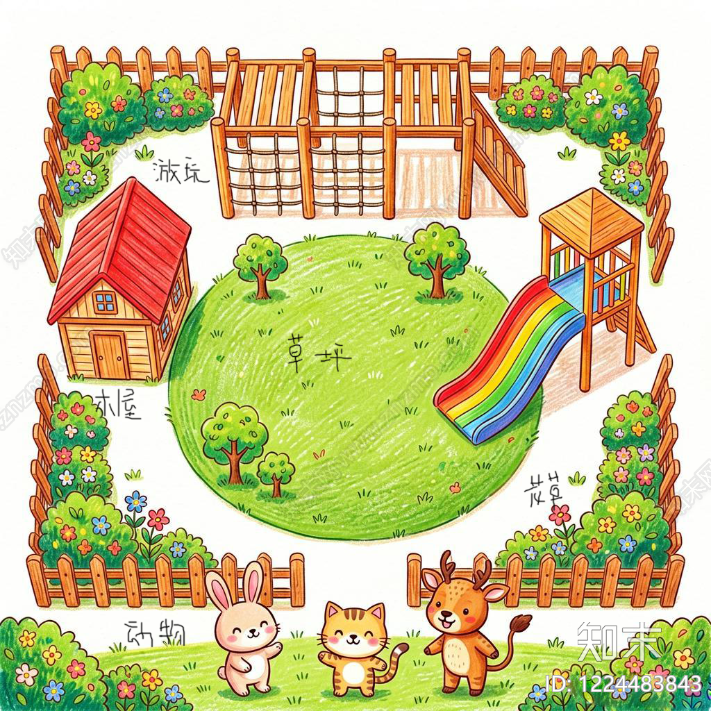 花园高清贴图材质