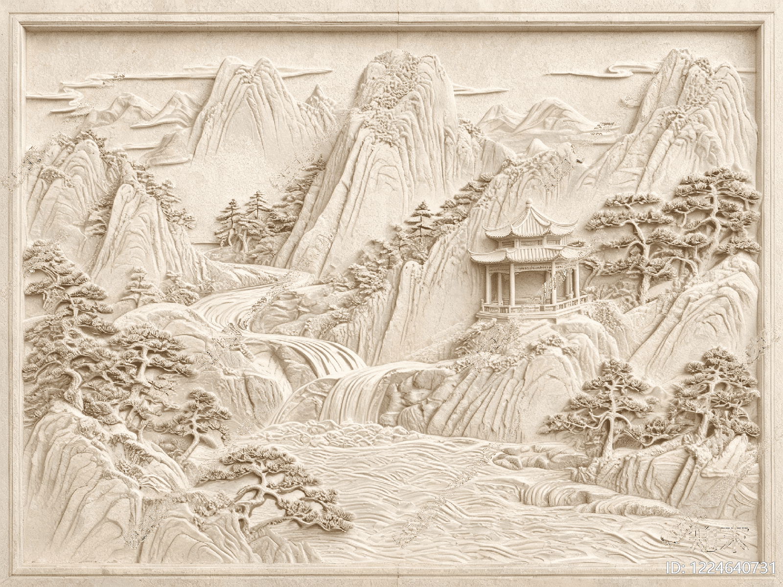 石雕贴图下载【ID:1224640731】
