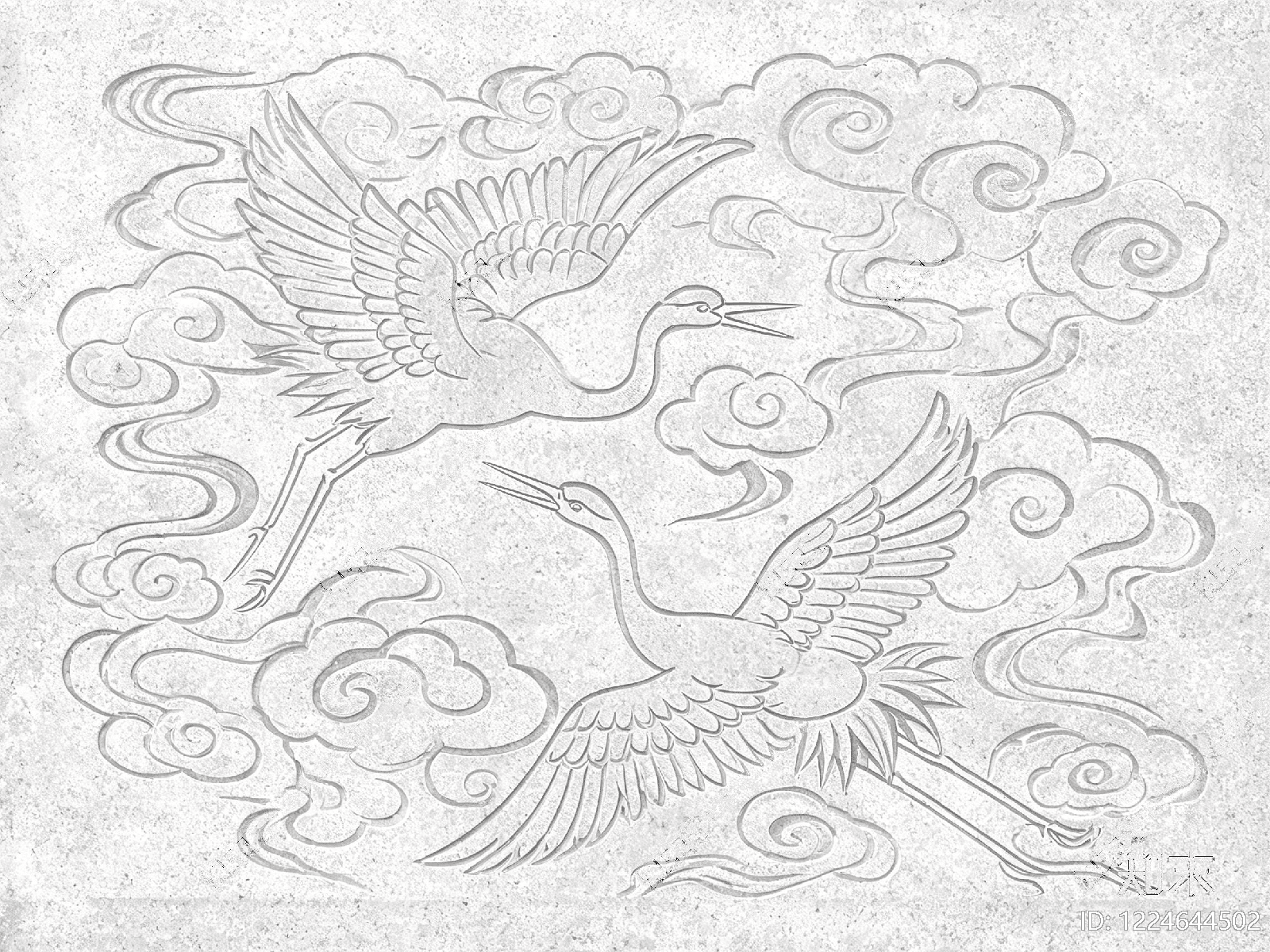 传统纹样高清贴图材质