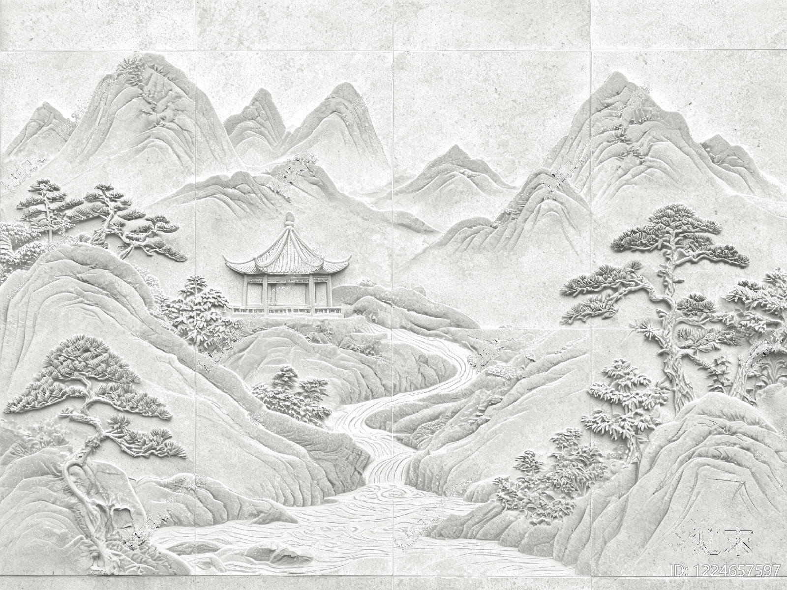 石雕贴图下载【ID:1224657597】