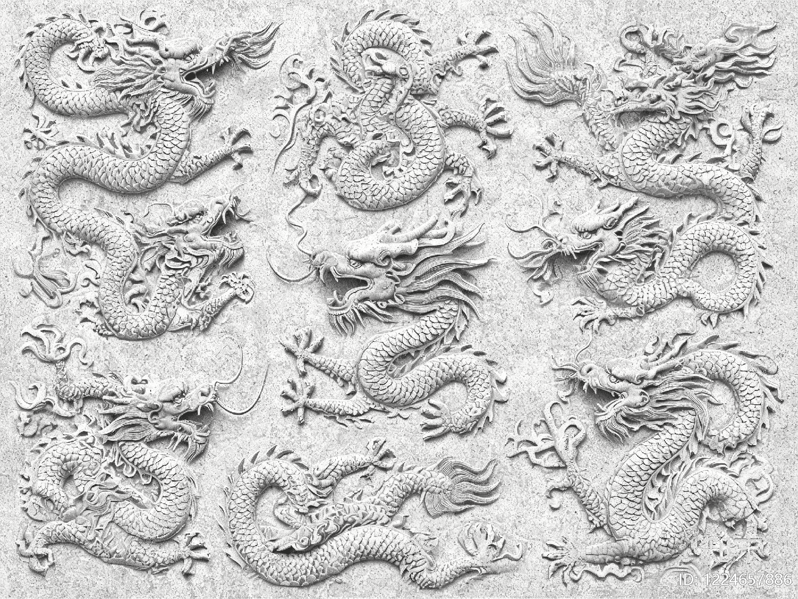 石雕贴图下载【ID:1224657886】