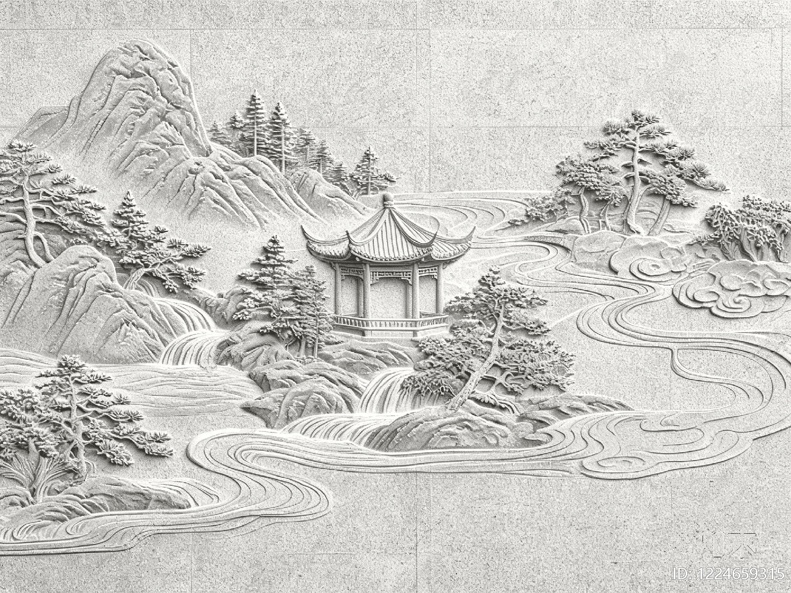 石雕高清贴图材质