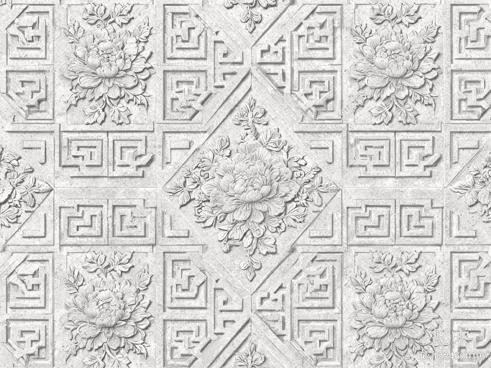 传统纹样高清贴图材质