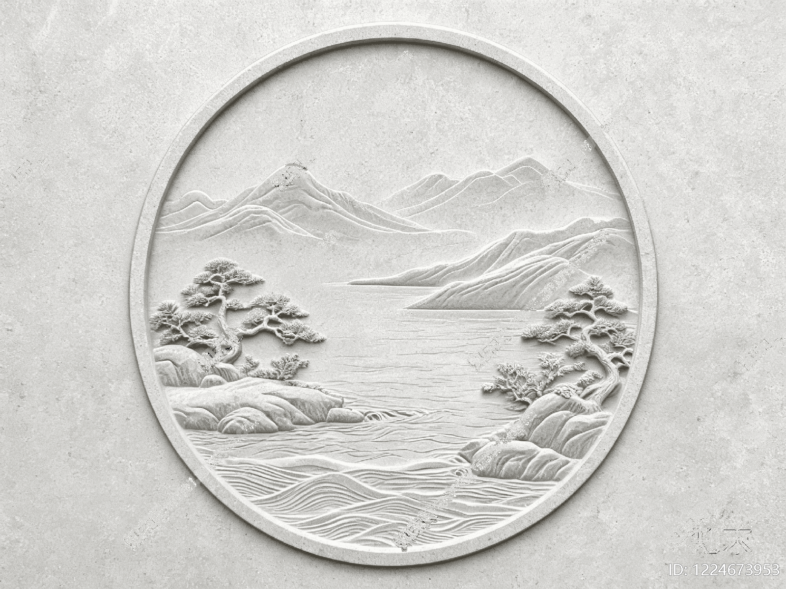 石雕贴图下载【ID:1224673953】