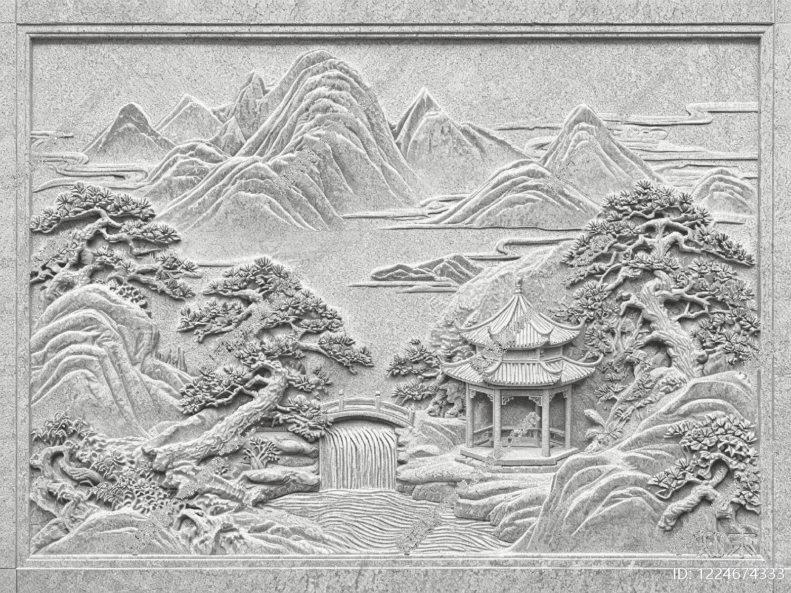 石雕贴图下载【ID:1224674333】