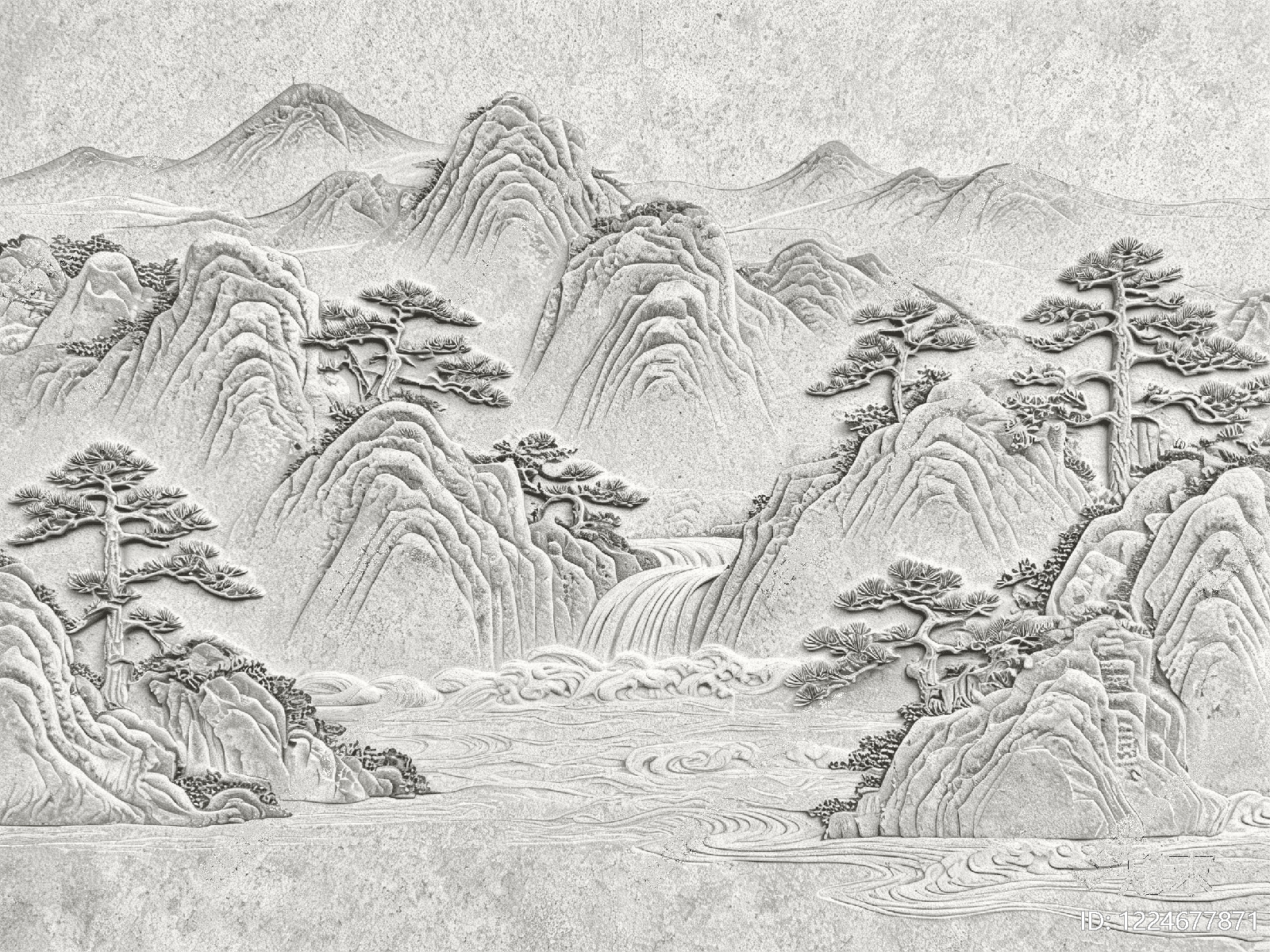 石雕贴图下载【ID:1224677871】