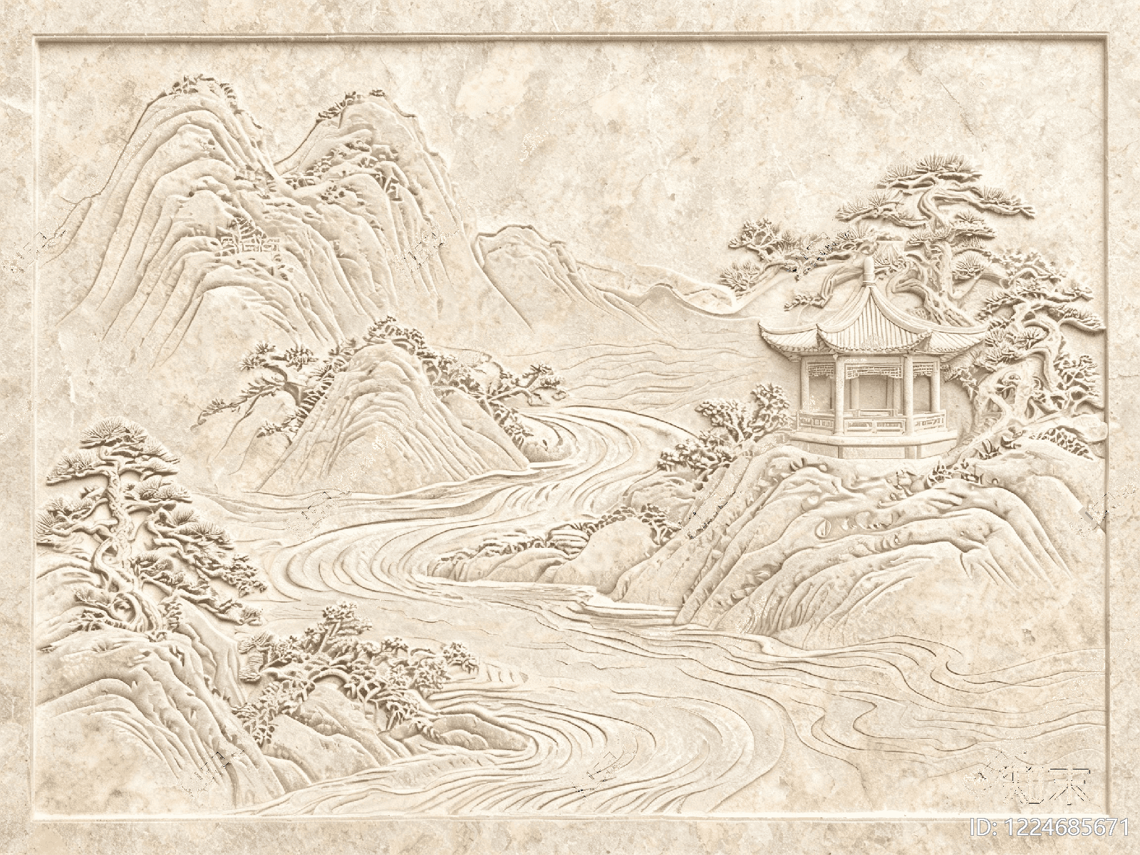 石雕贴图下载【ID:1224685671】