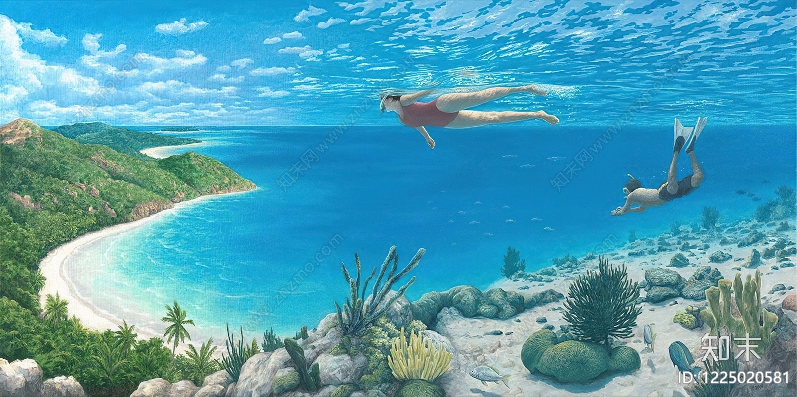 现代其他挂画贴图下载【ID:1225020581】