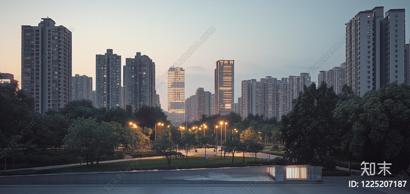 小区外景高清贴图材质